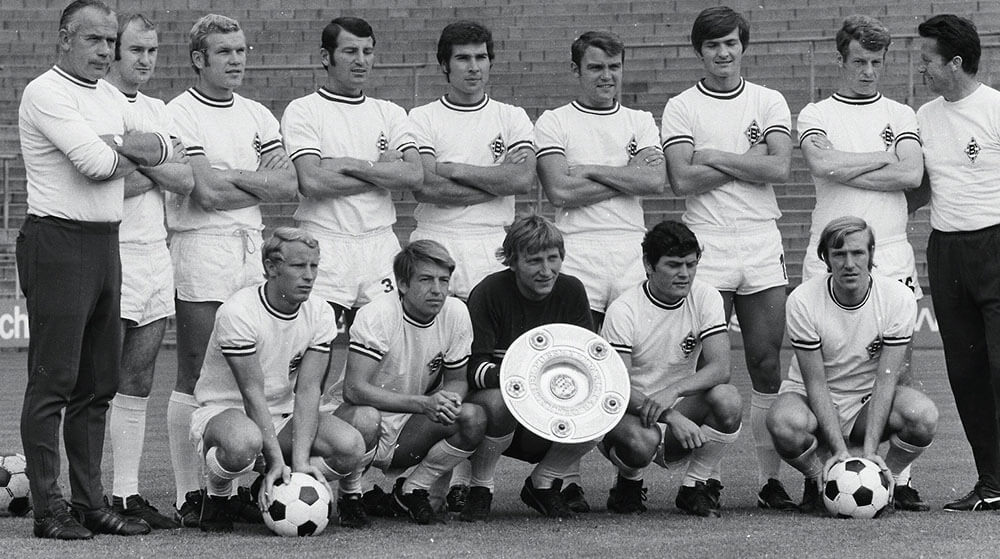 Borussia Mönchengladbach Deutscher Fußballmeister 1970 Big Card Daten Fotos T33 